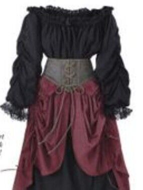 Women’s Rose Pink Vintage-Style Corset Skirt